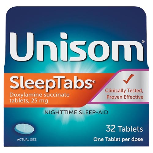 Image for Unisom Nighttime Sleep-Aid, 25 mg, Tablets,32ea from EAST BERLIN PHARMACY