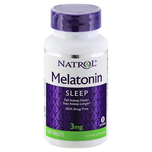 Image for Natrol Melatonin, Sleep, 3 mg, Tablets,120ea from EAST BERLIN PHARMACY