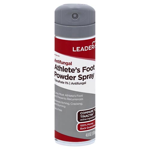 Image for Leader Powder Spray, Athlete's Foot, Antifungal,4.6oz from EAST BERLIN PHARMACY