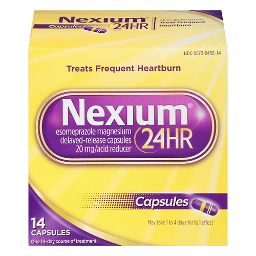 Image for Nexium Acid Reducer, 22.3 mg, Delayed-Release Capsules,14ea from EAST BERLIN PHARMACY