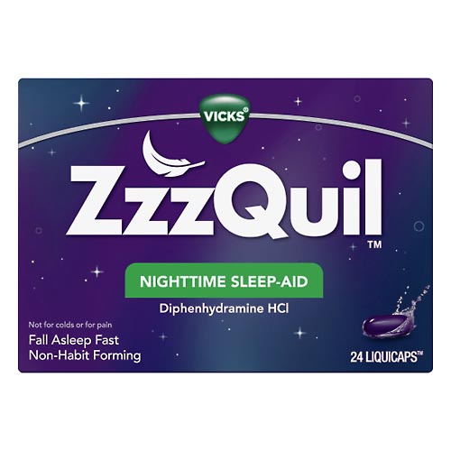 Image for Zzzquil Nighttime Sleep-Aid, LiquiCaps,24ea from EAST BERLIN PHARMACY
